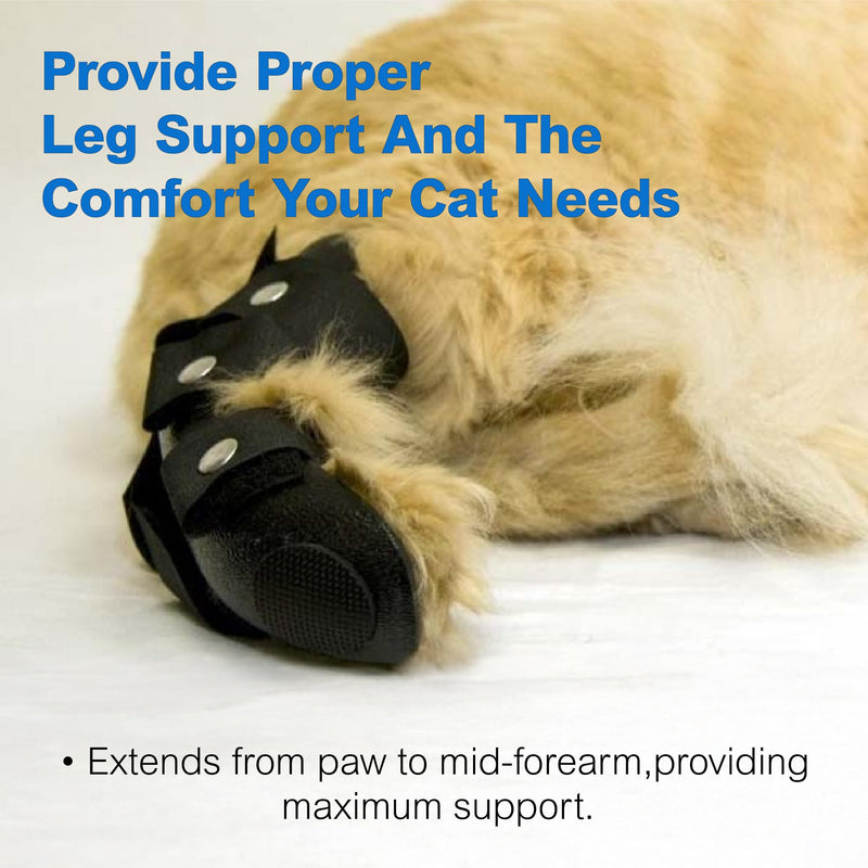 Standard Rear Splint for Cats with Injuries, Arthritis, Fractures or Sprains, Durable & Lightweight Rear Splints for Rehability Treatment & Post-Surgery Protection for Pets Rear Leg Splint