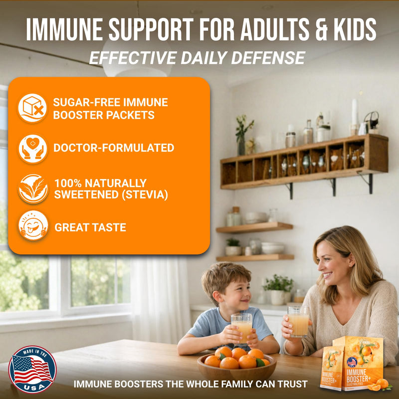 Dr. Price's Vitamins Immune Support Vitamin C Powder, Zinc, Mandarin, 20pk | Immune Booster Electrolyte Mix, Vitamin D3, Vitamin C 1000mg, Sugar Free Hydration, Made in USA, Doctor-Formulated Supplement 2.5 Ounce (Pack of 1)