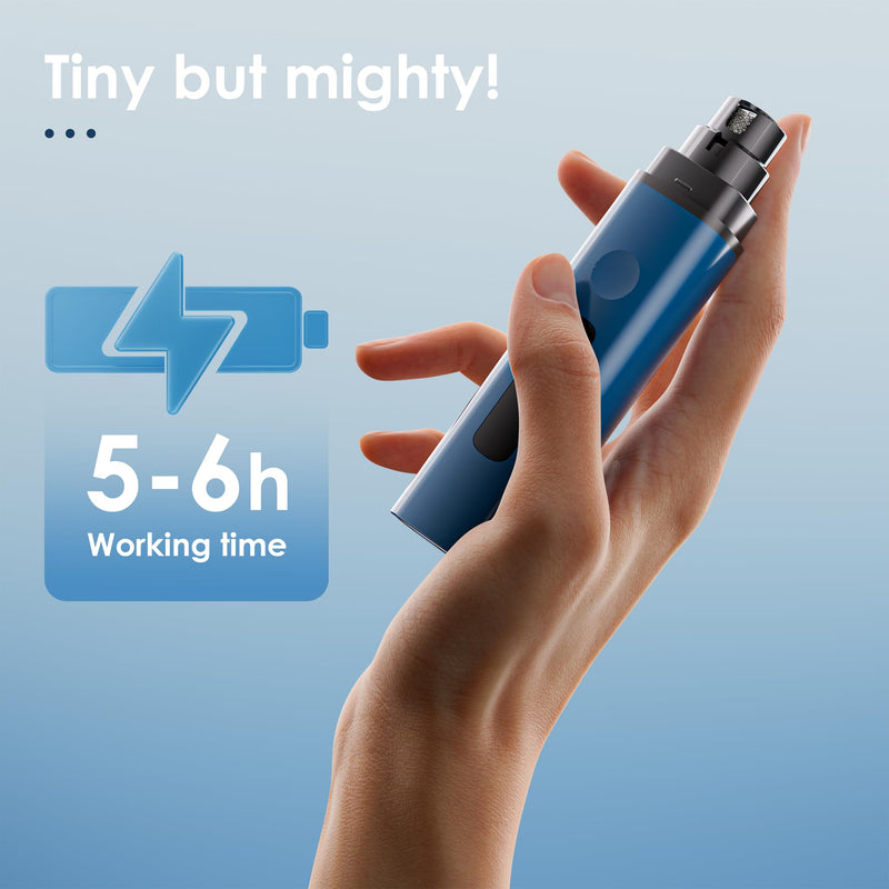 Dog Nail Grinder Professional 3-Speed Electric & IP67 Waterproof Upgraded,Smoothing for Small Medium Large Dogs & Cats Pet Nail Trimmer Painless Paws Grooming - BeesActive Australia