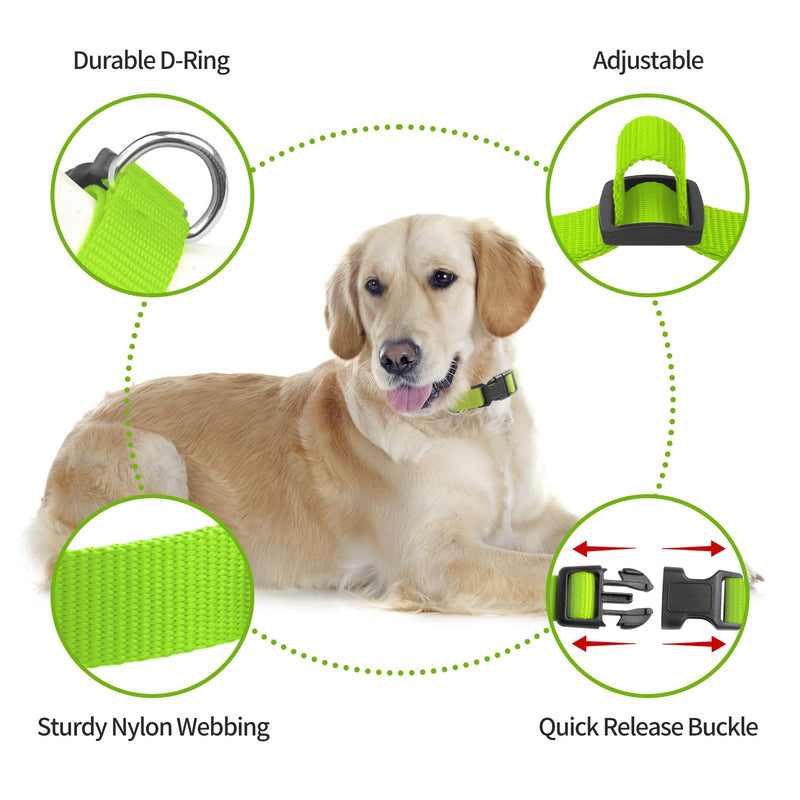 Replacement Collar for Shock Collar, Stylish & Comfortable Christmas Dog Collar 2 Pack, Compatible with PetSafe Bousnic Sportdog Garmin Replacement Strap for Small Medium Large Dog(Green & Red) - BeesActive Australia