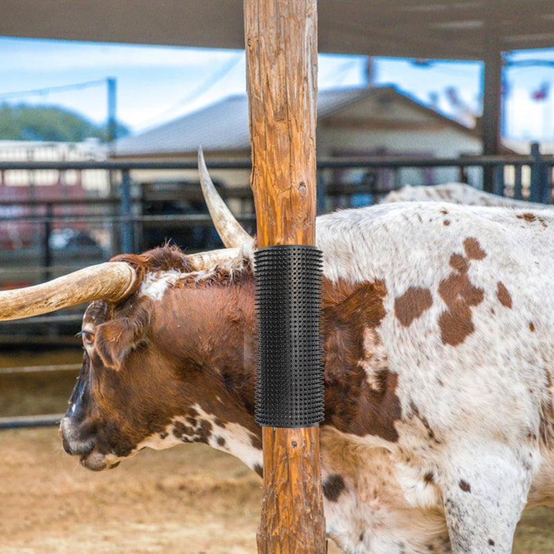 2 pcs Horse Cattle Scratchers, Horse Scratching Post, Super Soft Massage Brush Kit for Equine Bovine, Scratching Itch Relief Pad for Small Farm Animal Goat Sheep Cow Dog - BeesActive Australia