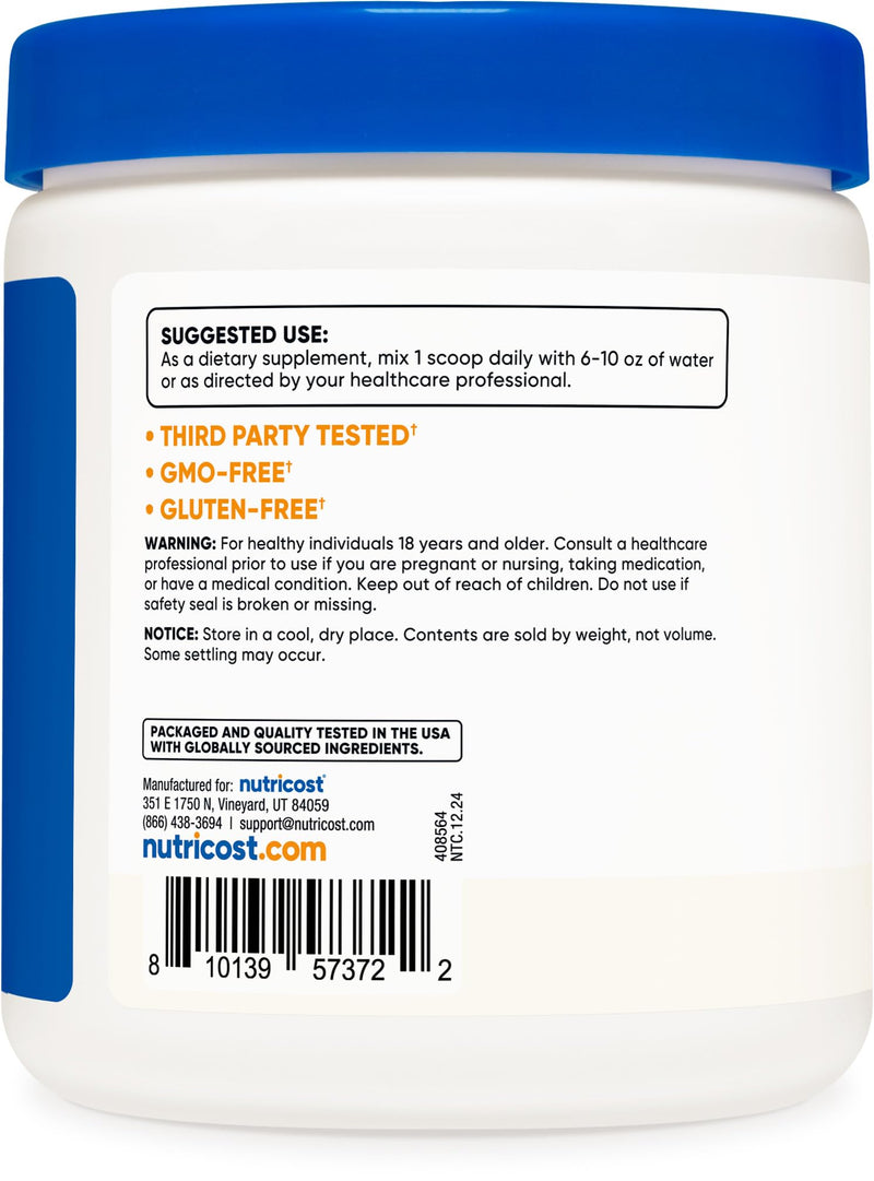 Nutricost CLA (Conjugated Linoleic Acid) 8oz (227g) Powder - Gluten Free, GMO Free CLA Supplement - BeesActive Australia