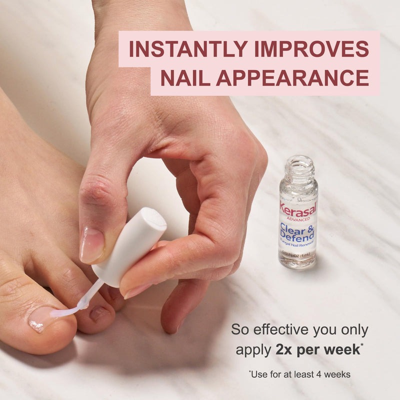 Kerasal Advanced Clear & Defend Fungal Nail Renewal and 5 Files, 0.13 Fl Oz - BeesActive Australia