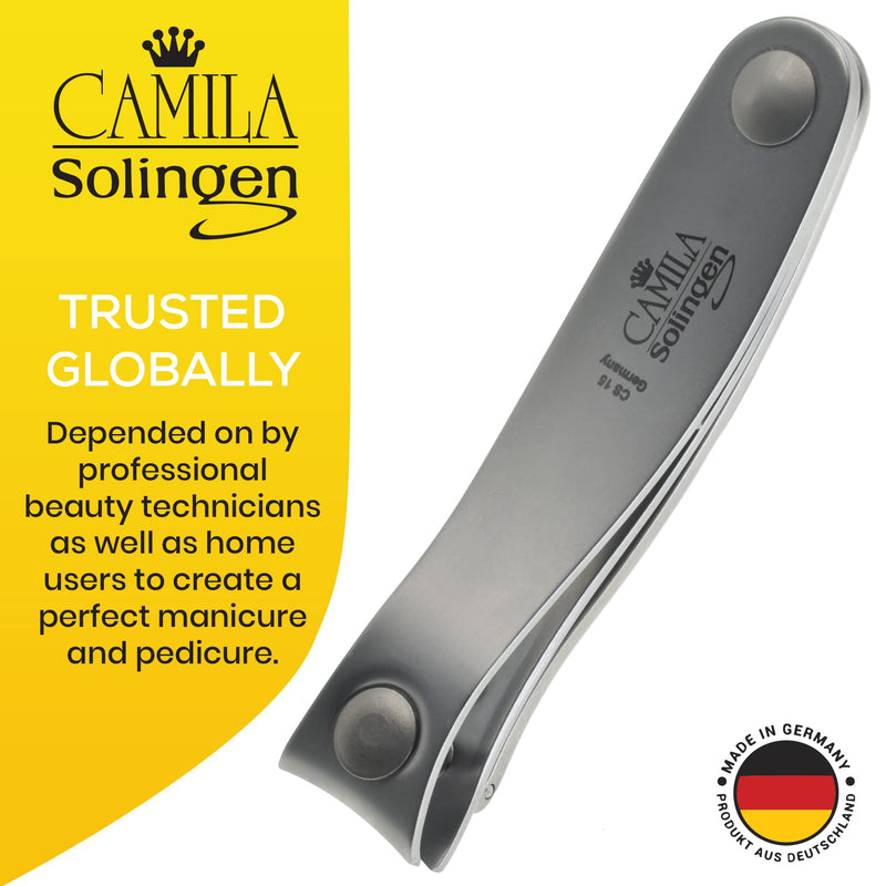 CS15 3" Fingernail Clipper and Toenail Clipper for Manicure and Pedicure - Professional Nail Clippers with Precision Super Sharp Blades - German Carbon Steel Cuticle Trimmer 3" - BeesActive Australia