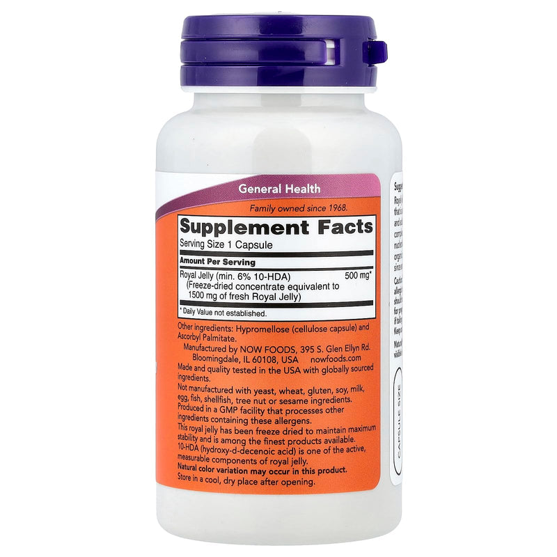 Now Foods Jelly 1500Mg 60 Cap Royal, 60 CT - BeesActive Australia