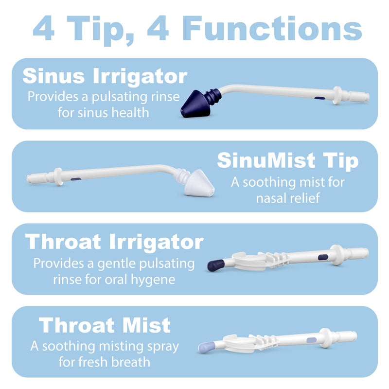 SinuPulse Elite Replacement SinuMist Irrigator Tip - Replacement Parts for SinuPulse Elite Nasal Irrigation System, SinuPulse Nasal Irrigation System Attachment Heads for Nose & Sinus Care SinuPulse Mist Tip - BeesActive Australia