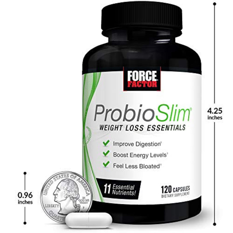 Force Factor ProbioSlim Weight Loss Essentials, Weight Loss Pills for Women 120 Count (Pack of 1)