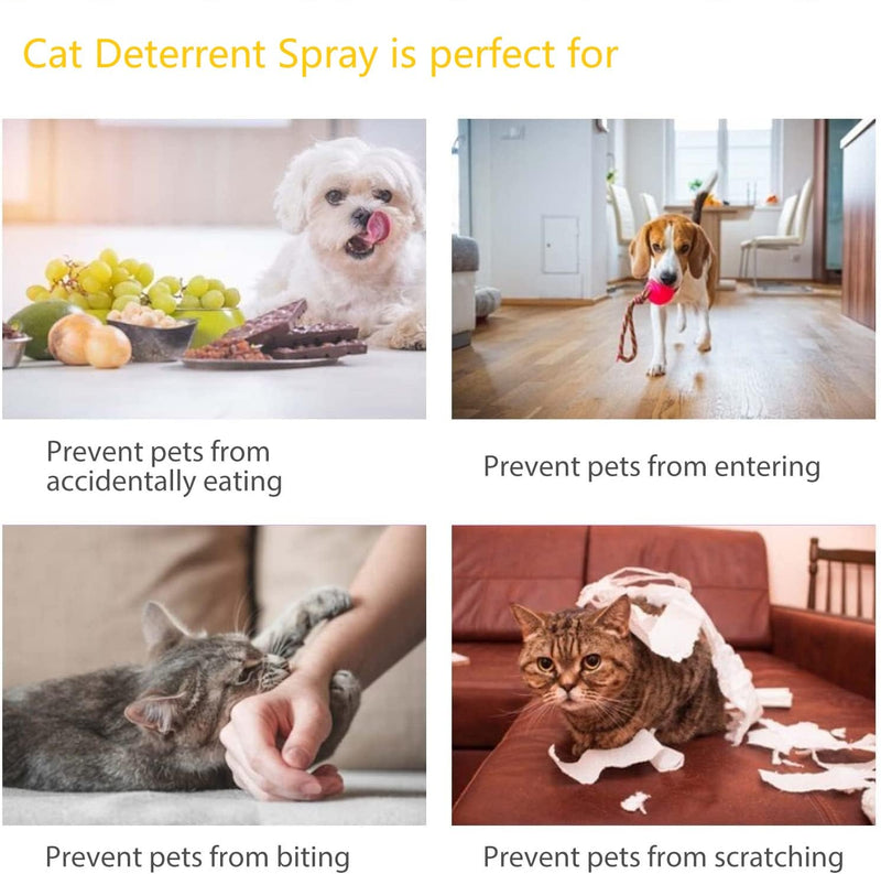 Green Hills Cat Deterrent Spray Indoor, Anti Scratch Furniture Protector for Cat and Kitten - Effective Cat Training Aid with Bitter for Furniture & Plants - Keep Cats Off - Indoor & Outdoor 4 Fl Oz - BeesActive Australia