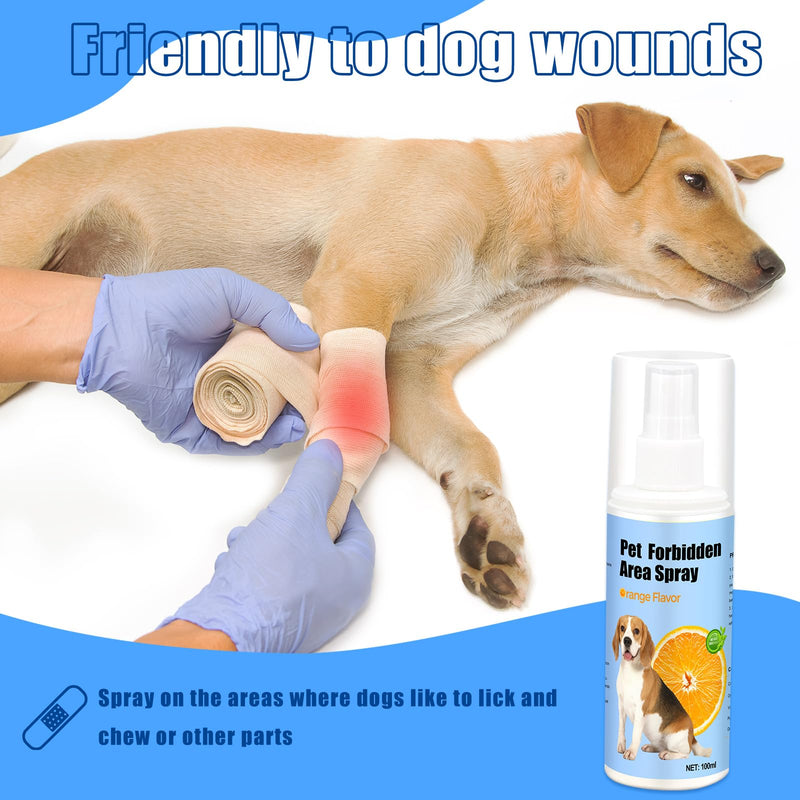 No Chew Spray for Dogs 2 Pack (100ML) Natural Ingredients Bitter Apple Spray for Dogs Alcohol Free Deterrent Spray to Stop Chewing Barking Marking and Nibbling