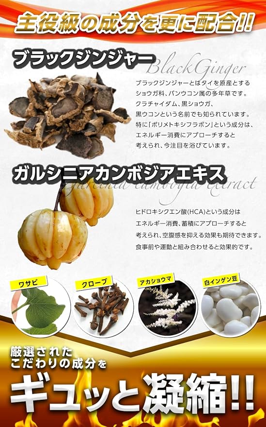 REDZONE EX Krachaidam Black Ginger Clove Carnitine HMB Made in Japan Supplement Tablet Made in a GMP Certified Factory - BeesActive Australia
