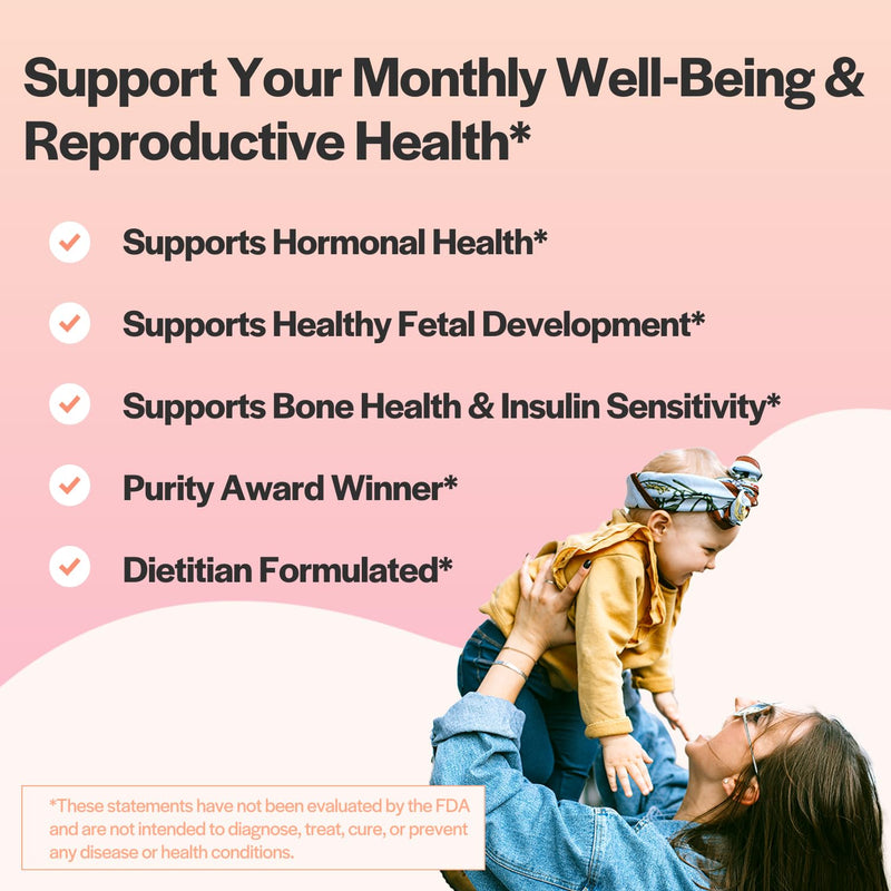 Myo-Inositol & D-Chiro Inositol Capsules with MTHF, Folate, Vitamin D| Support for Ovarian Function, Hormone Balance, & Homocysteine Levels | Fertility Supplements for Women | 40:1 Ratio 120 Count (Pack of 1) - BeesActive Australia