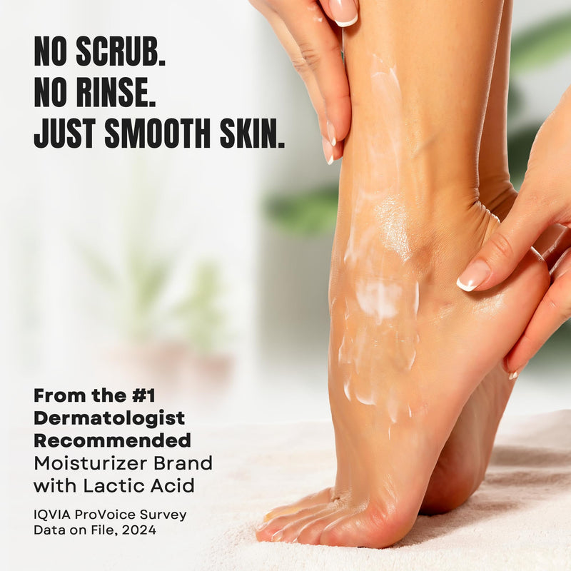 AmLactin Foot Repair Cream - Therapeutic Foot Cream for Dry Cracked Heels and Feet - Callus Softener - No-Scrub Exfoliator and Moisturizer with 15% Lactic Acid AHA - 3 oz (Packaging May Vary) - BeesActive Australia