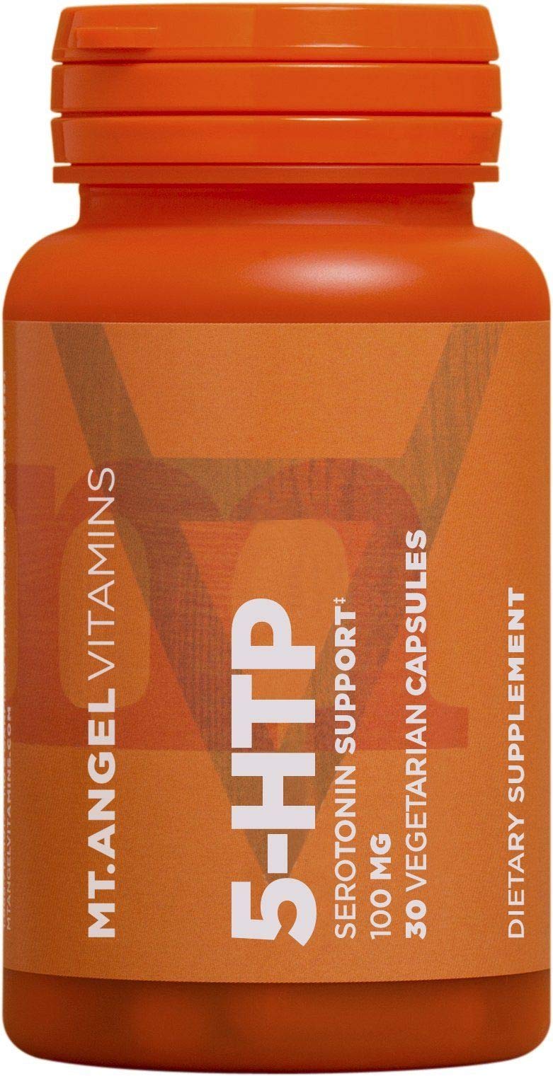 Mt. Angel Vitamins - 5-HTP, Serotonin Support (60 Vegetarian Capsules)