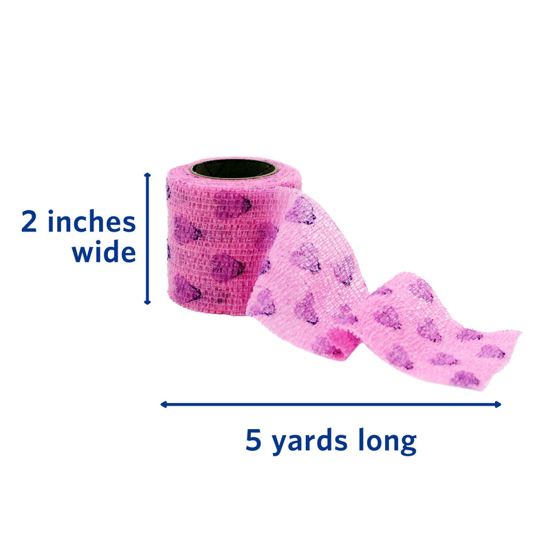 PetFlex Pet Pack – Flexible Self-Adhering Elastic Bandage for Wound Care – First Aid Wrap for Small Animals Like Dogs, Cats, and Other Pets - 2 inch, 6 Rolls 6 Count - BeesActive Australia