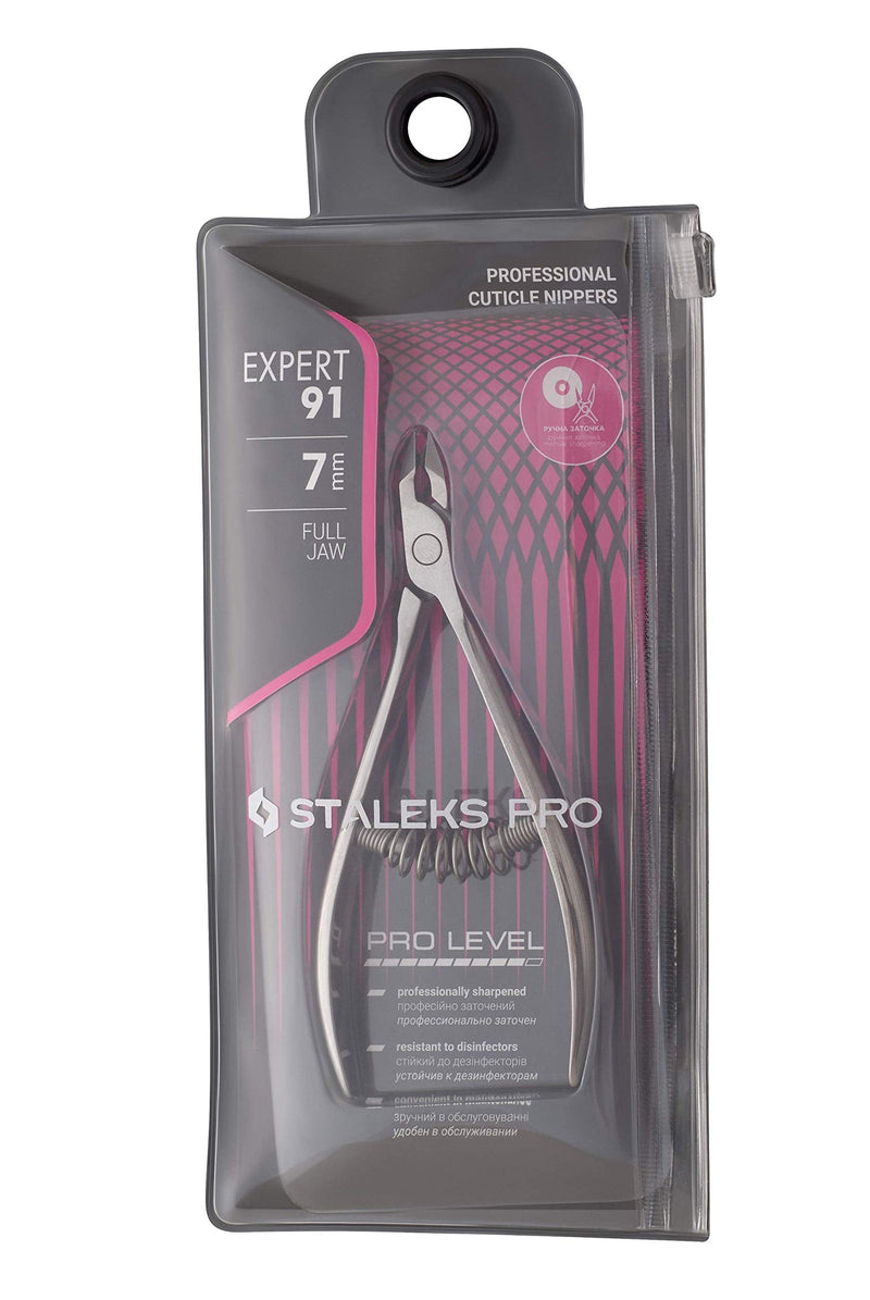 STALEKS PRO Expert 91 7mm Professional Cuticle Nippers – Stainless Steel Skin Nippers for Manicure - BeesActive Australia