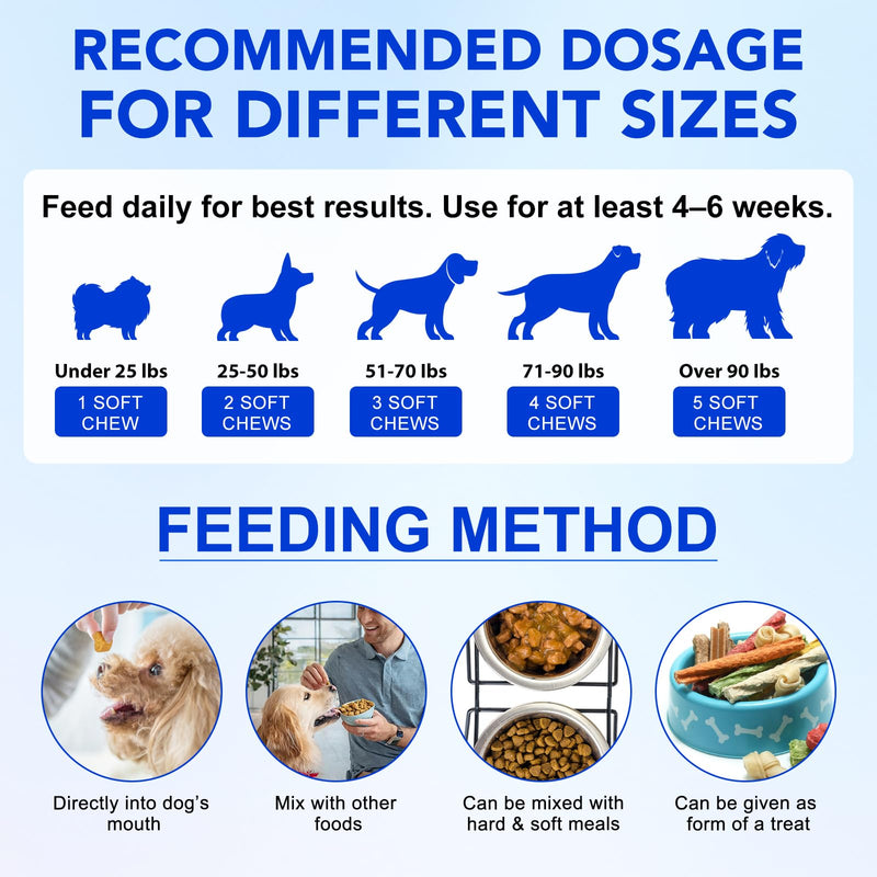 Calming Dog Treats 150 Count - Calm down for Dogs - Reduce Stress Relief, Separation, Barking, Fireworks, Thunderstorms - 100% Natural Ingredients dogs calming Treats (Chicken)