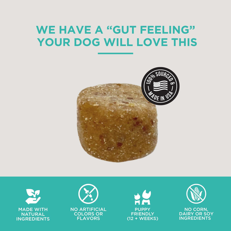 Natural Rapport Dog Digestive Supplement - The Only Digestive Support Soft Chews Dogs Need - 120ct Treats that Contain Probiotics and Enzymes to Support Digestion and Gut Health Digestive Chew