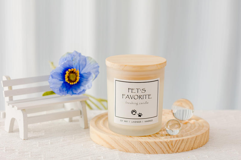 Pet's Favorite Freshing Candle, Lavender Aromatherapy Deodorizing Candle, Eliminates Odors from Pets, Air Freshening Scented Candle, Pet Odor Eliminating Candle for Home Pet's Favorite Freshing Candle - BeesActive Australia