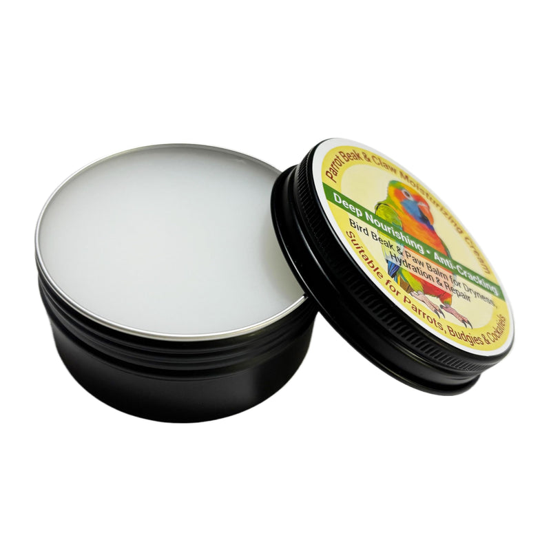 Parrot Beak & Claw Moisturizing Cream, 80g | Deep Nourishing Anti-Cracking Balm, For Parrots, Budgies & Cockatiels, Perfect Gift for Bird & Parrot Pet Lovers
