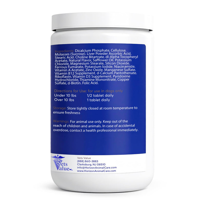 365-Day Multivitamin for Dogs, All-in-One Daily Supplement – Supports Joint Health, Immune Function, and Skin & Coat – Full Year Supply – Essential Vitamins & Minerals for Daily Wellness, All Breeds