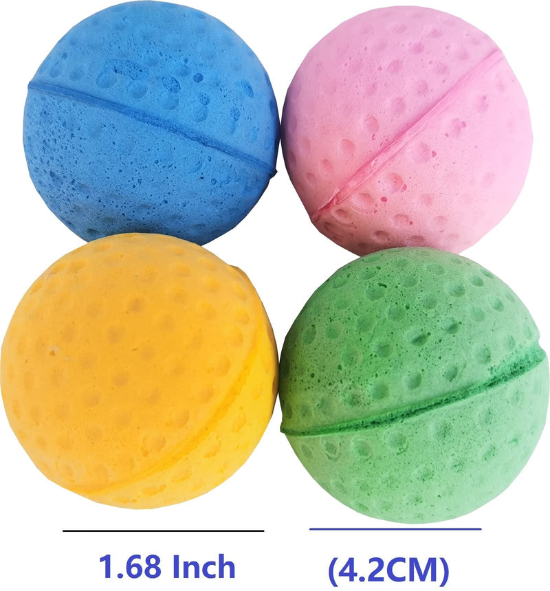 Curiosity is The Nature of Cats, This Ball Rolling and Jumping, can Stimulate The Interest of Cats, Recommended for Cats with This Toy. Golf Foam Sponge Ball 12 - BeesActive Australia