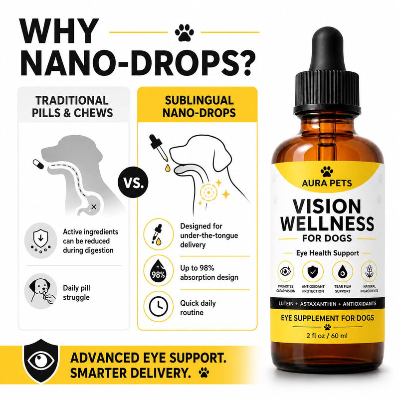 Advanced Vision Formula for Dogs, Support Eye Health with Lutein Zeaxanthin, Astaxanthin Helps Maintain Clear and Reduces Cloudiness, 2 Fl oz (1 Pcs) 1 Pcs