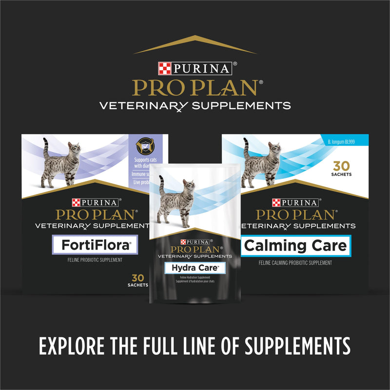 Purina Pro Plan Veterinary Supplements FortiFlora Cat Probiotic Supplement for Cats with Diarrhea 30 ct. Box (Pack of 2) 30 Count (Pack of 2)