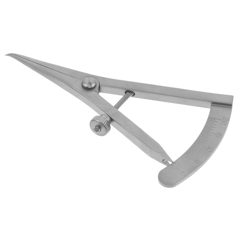 Eyelid Measuring Ruler 3.27 Inch Stainless Steel Eye Positioning Gauge Portable Eye Measurement Tool for Double Eyelid Surgery and Cosmetic Precision