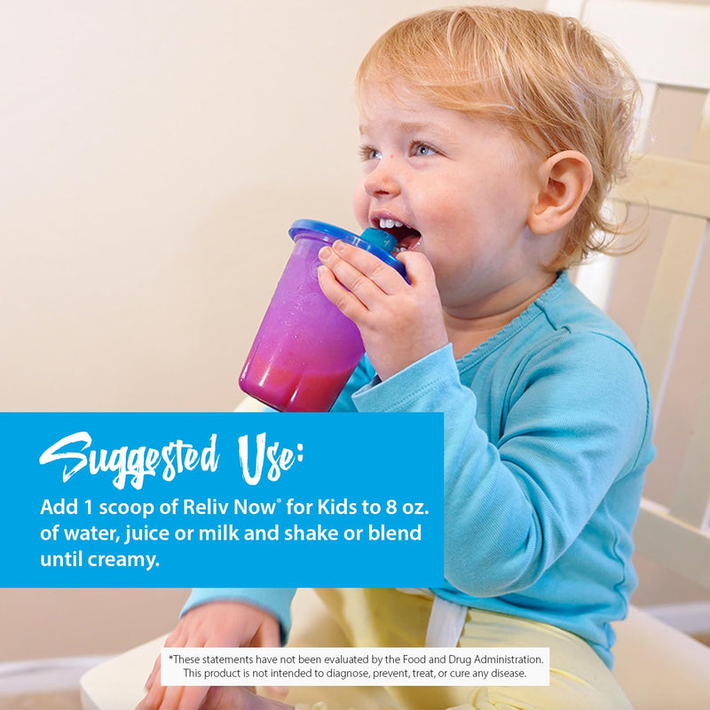 RELIV - Now for Kids Chocolate Nutritional Shake - 15 Servings | Essential Vitamins And Minerals, Provides Protein, Supports Daily Nutrition For Kids, Chocolate Flavor, Easy To Mix,