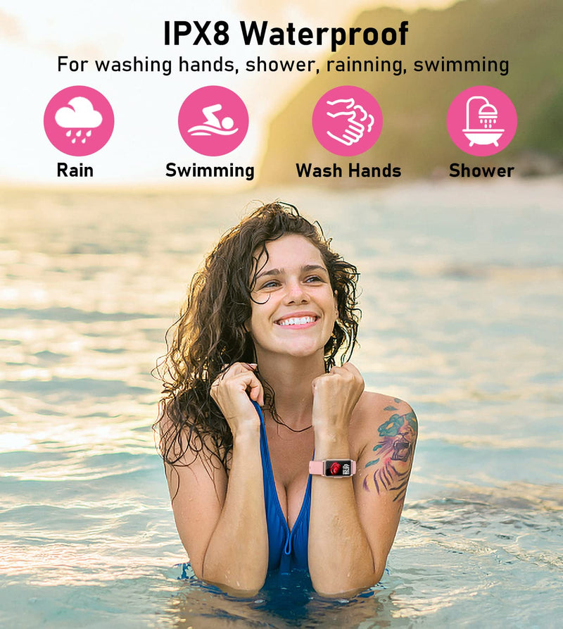 Fitness Tracker with Heart Rate Sleep Monitor Step Calorie Counter Pedometer
