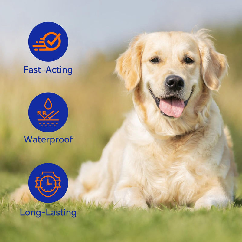 Flea and Tick Prevention for Dogs, Addcool Dog Flea and Tick Treatment, Flea & Tick Control Topical Drops, 3 Doses, Vet-Recommended(45-88 lbs) 3 Count 45-88 lbs