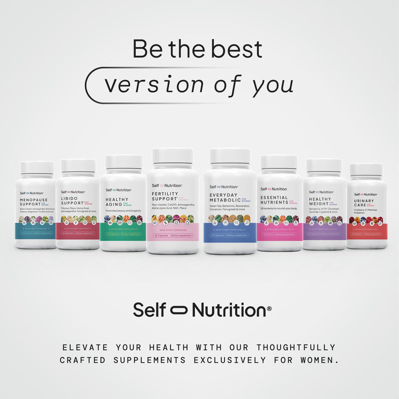 SELF NUTRITION Vegan Multivitamins for Women - Once Daily - 28 Nutrients - Boost Energy, Sleep, Hair, Skin, Nails & Reduce Cravings - Keto, Vegan, Gluten Free, Made in USA, 2-Months Supply Multivitamin