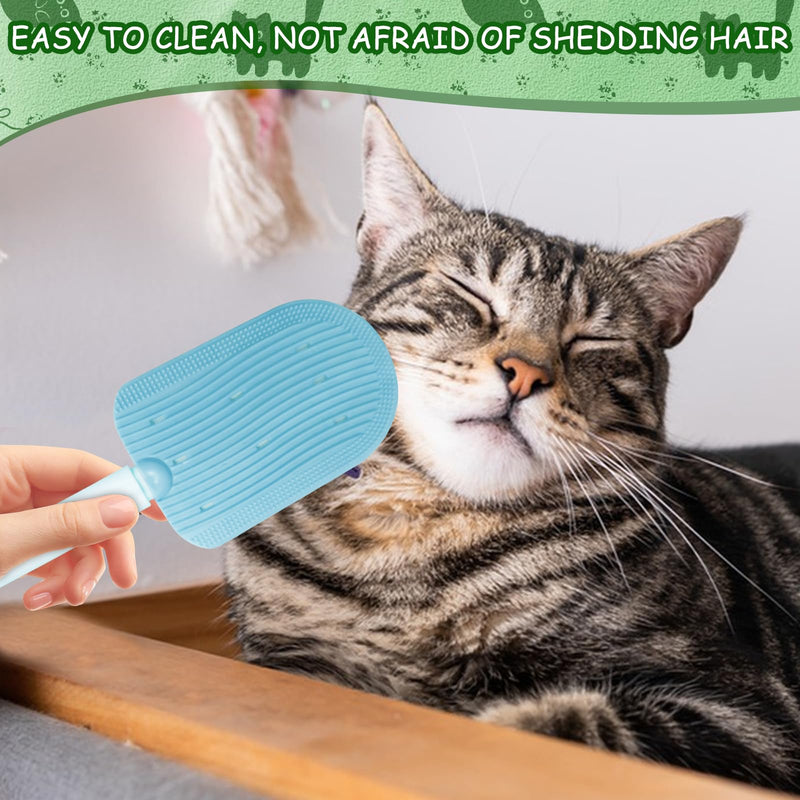 SPERMUOY cat brush cat comb, 3-piece cat brush short hair cat brush long hair cat tongue comb dog comb, cat comb suitable for cat massage - BeesActive Australia