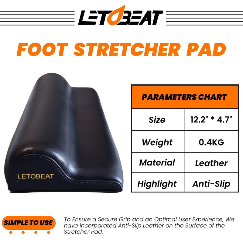 Plantar Fasciitis Foot Stretcher Pad - Anti-Slip Leather, Toe Stretcher for Plantar Fasciitis Pain Relief, Relieves Heel and Arch Support