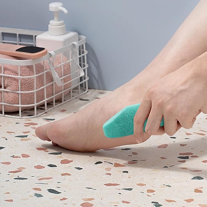 Foot Pumice - Foot Exfoliator - Pedicure Tool Foot File 2 Sided Foot Exfoliating Scrubber for Dry Dead Skin Rebornsun - BeesActive Australia