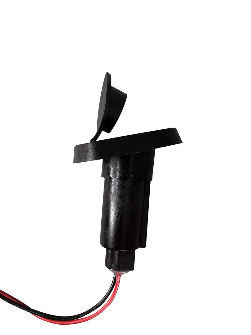 Pactrade Marine Bow Lights for Boats LED - Red and Green Boat Navigation Lights with Removable Base - 12-Inch Angled Pole - Marine Accessories for Kayaks, Pontoons, and Small Vessels (1 NM)