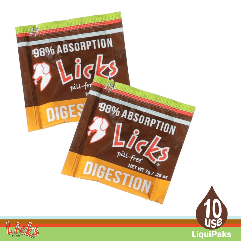 Dog Digestion - Dog Gut Health and Gas Relief - Bloating Relief and Digestion Supplement for Dogs - Dog Health Supplies - Gel Packets - 10 Use - PawsPlanet Australia
