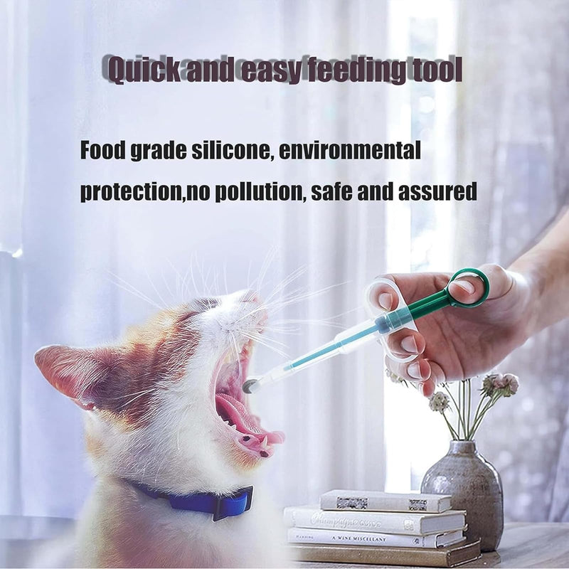 ElevaPulse 3-piece cat tablet dispenser - easy and safe administration of tablets for cats and small pets - BeesActive Australia