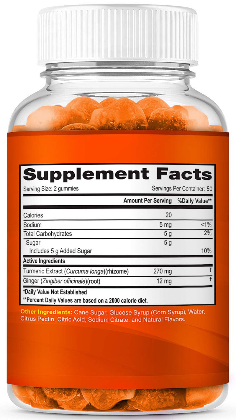 Turmeric Gummies for Adults and Kids | Max Strength Turmeric and Ginger Supplement | Vegan Organic Natural Turmeric Curcumin Gummies for Overall Health | Best Turmeric Supplement with Ginger - BeesActive Australia