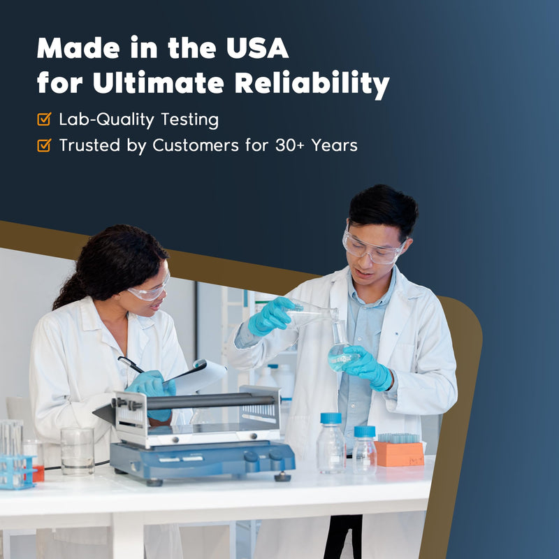 Watersafe® Bacteria Water Test Kit – USA-Made – Results as Fast as 6 Hours – Detects Coliform (Inc. E. coli) & Non-Coliform Bacteria in Drinking, Well & Tap Water – Lab-Quality Testing – 1 Pack