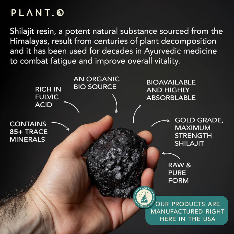 Shilajit Gummies for Men & Women | 5000mg Extra Stength Pure Himalayan Extract 100% Natural Raspberry Flavor | 85+ Trace Minerals & Fulvic Acid to Enhance Energy and Immune Support, 60 Ct - BeesActive Australia