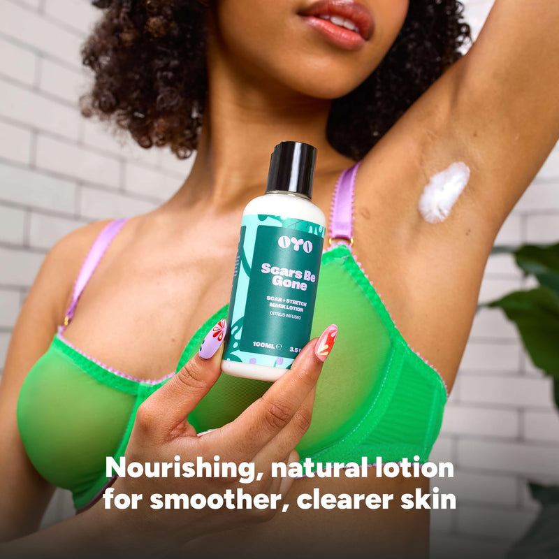 Scars Be Gone by OYO – Stretch Mark & Scar Cream for Body, Hips, Thighs & Stomach, Vitamin E + Citrus Brightening Lotion for Women, 50 mL - BeesActive Australia