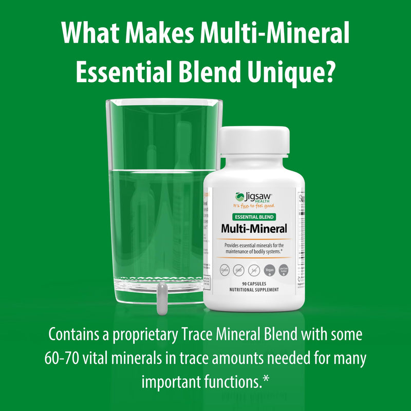Jigsaw Health Multi-Mineral Essential Blend | 90 Capsules | 90 Servings