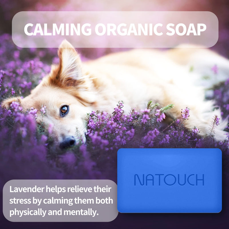 Antifungal Soap for Dog, Dog Shampoo for Allergies and Itching, Natural Soap Bar with Tea Tree Oil, and Lavender Oil, Helps with Infections & Fungus Irritation Itching - PawsPlanet Australia