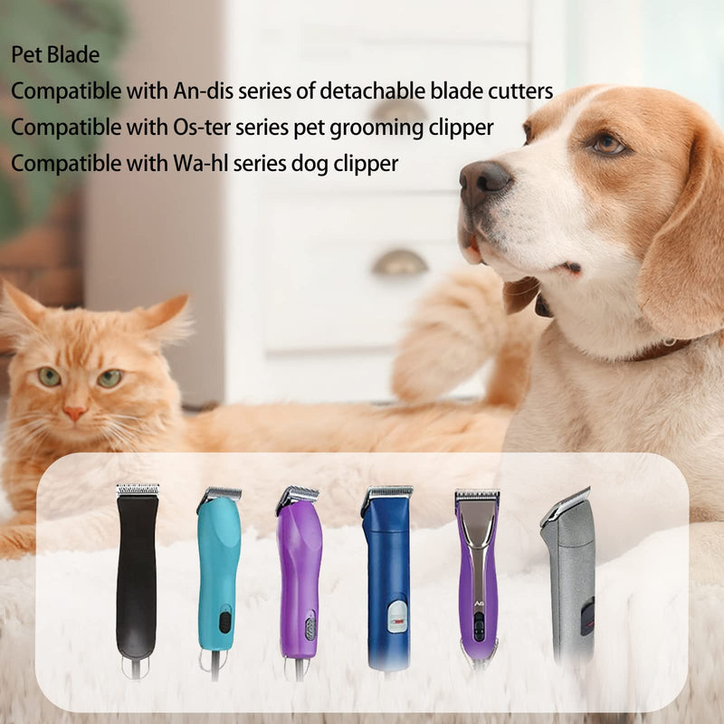 BESTBOMG replacement blades for hair clippers for grooming dogs compatible with Oster animal hair clippers compatible with Wahl and Andis dog clippers (3FC) B1 3FC 13mm - BeesActive Australia