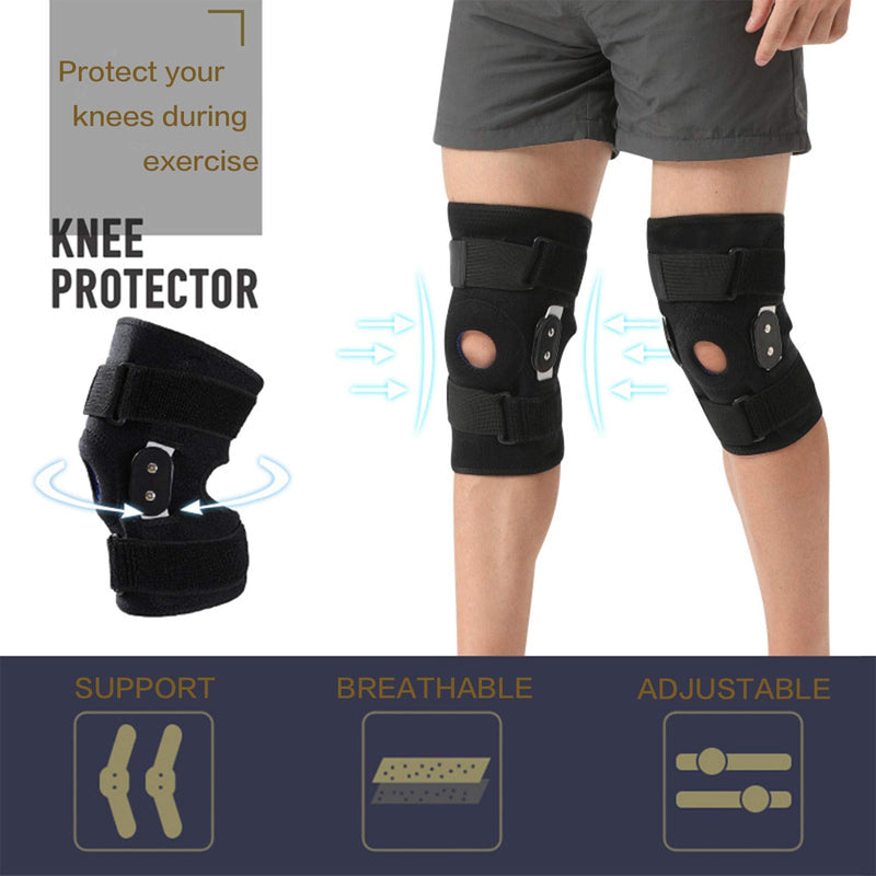 Decompression Knee Brace, Stable Support of The Knee, Pain Relief Large-Most people fit size 17"-22"