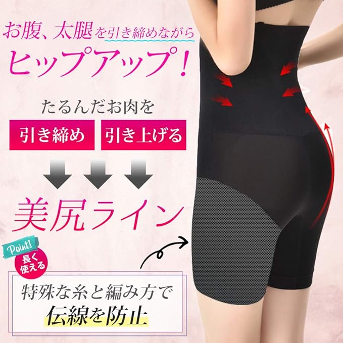 OneHealth [High Waist Compression Girdle] Just Wear Diet Pelvic Correction Women's (Black, XL/XXL) - BeesActive Australia