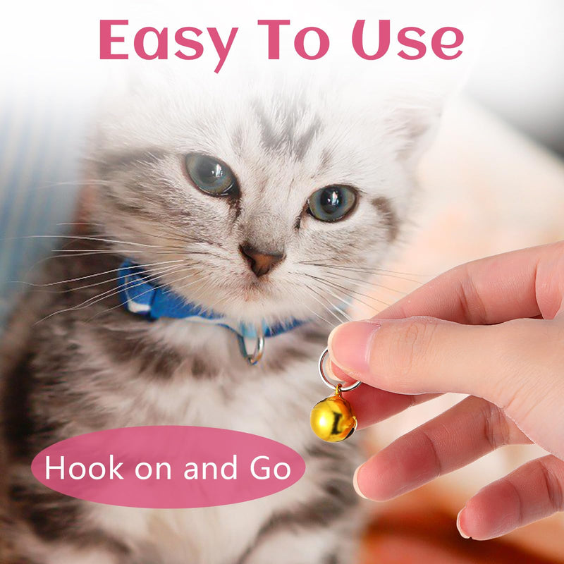 24 Pcs Cat Bells, Dog Cat Bell for Collar with Loud Crisp Sound, Pet Bells for Dog Cat Collar, Charm Pet Pendant Accessories, Loose Beads Pet Accessories, Jingle Bell for Christmas Decoration Party - BeesActive Australia