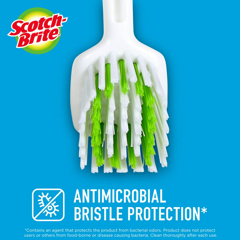 Scotch-Brite Pot and Pan Brush, Dish Brush for Cleaning Kitchen and Household, Dish Brushes Safe for Cookware and More, 4 Dish Brushes Pot, Pan and Dish Brush - BeesActive Australia