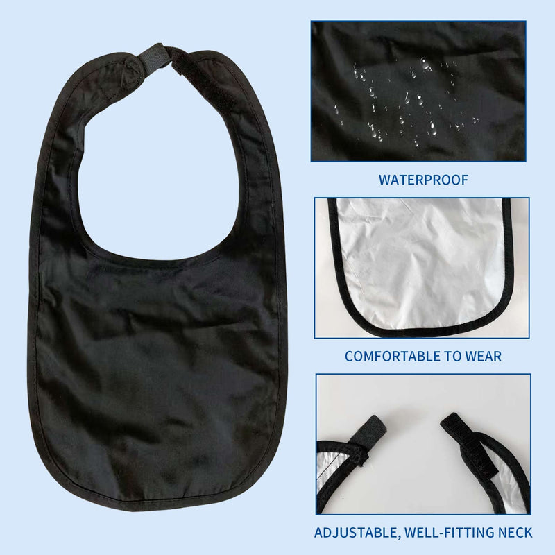 Tracheostomy Shower Cover Neck Stoma Protector Tracheostomy Supplies Breathable Tracheotomy Cover Adjustable Stoma Covers (black) - BeesActive Australia